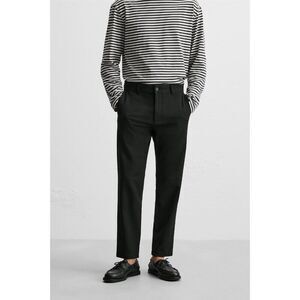 Zara Sartorial Mens Pants EU 44 US 34 Navy blue Pinstripe Wool 5753/128 NWT